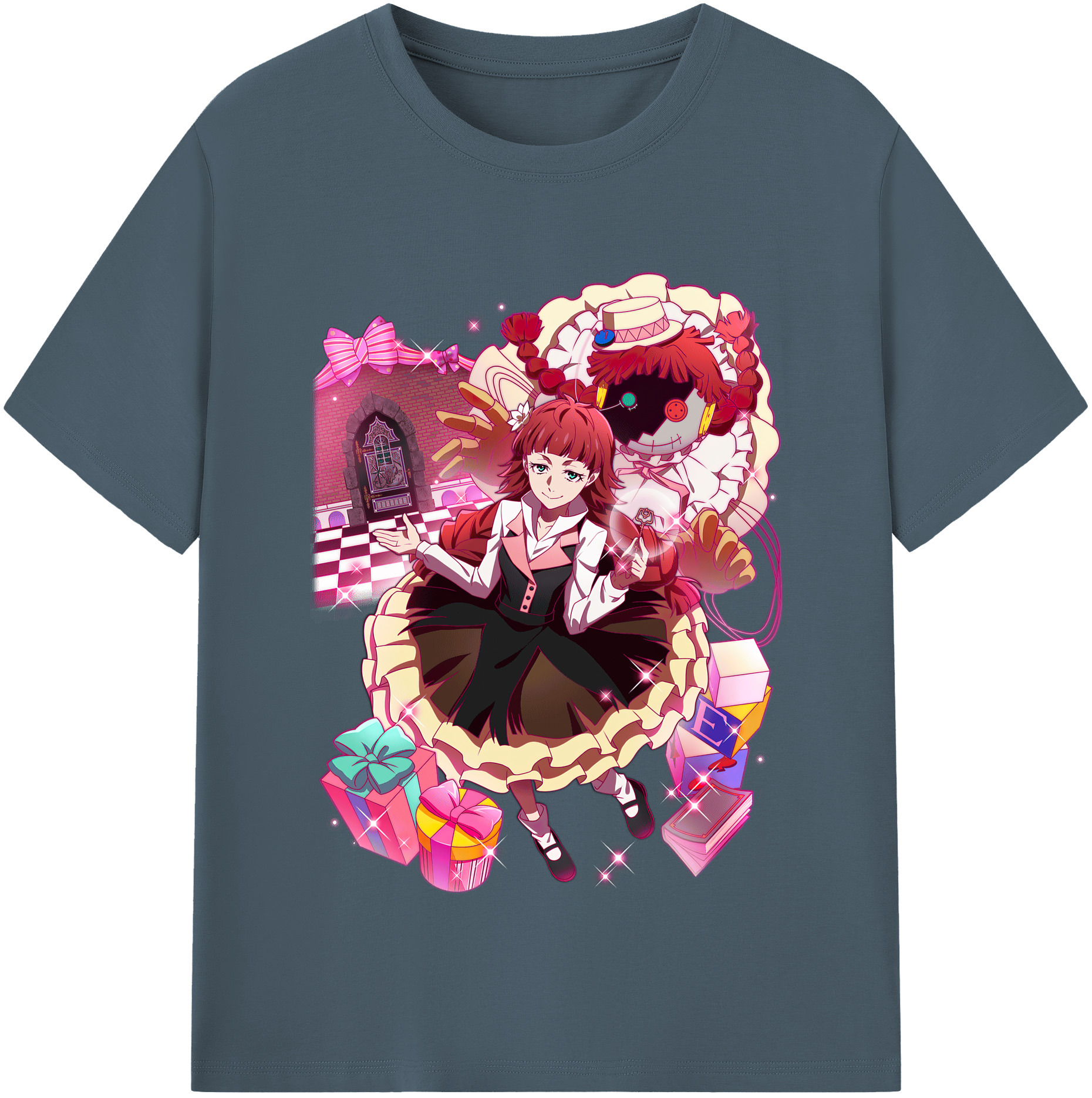 （画像用） 文豪ストレイドッグス Bungo Stray Dogs 綿100％半袖Tシャツ（フロントプリント）